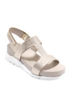 Cole Haan Zerogrand Leather T-strap Sandals