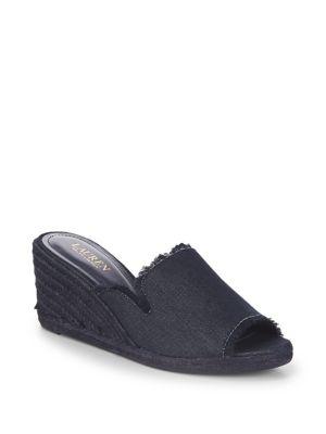 Lauren Ralph Lauren Carlynda Fringe Wedge Espadrilles