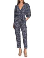 1.state Floral Balloon-sleeve Jumpsuit