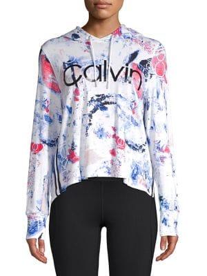 Calvin Klein Performance Printed Logo Hoodie