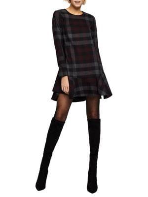 Bcbgeneration Plaid Flannel A-line Dress