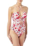 Michael Michael Kors Cherry Summer Flower One-piece Swimsuit