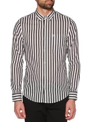 Original Penguin Two-tone Vertical Striped Button-down Shirt