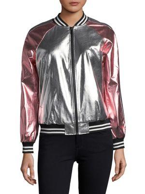 Artistix Metallic Bomber Jacket