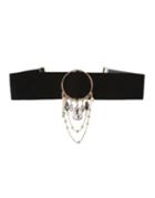 Bcbgeneration Faux Pearl, Crystal And Suede Choker Necklace