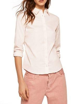 Mango Classic Stretch Button-down Shirt
