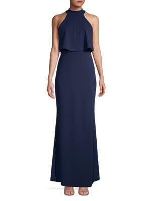 Quiz Sleeveless Halterneck Gown