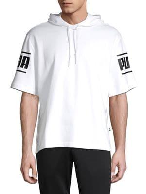Puma Logo Short-sleeve Hoodie