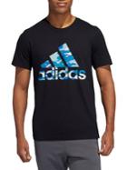 Adidas Badge Of Sport Logo Graphic Cotton Jersey Tee