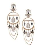 Bcbgeneration Faux Pearl And Crystal Drop Earrings