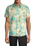 Lucky Brand Tropical Island Short-sleeve Shirt
