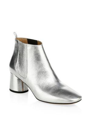 Marc Jacobs Rocket Metallic Leather Chelsea Boots