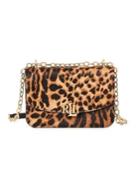 Lauren Ralph Lauren Leopard-print Calf Hair & Leather Crossbody Bag
