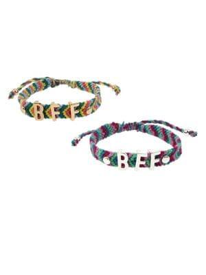 Bcbgeneration 2-piece Two-tone Bff Friendship Bracelet Set