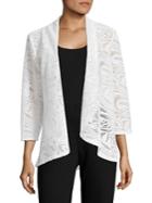 Nipon Boutique Cut-out Open-front Cardigan