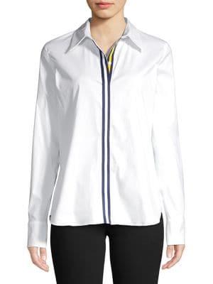 Bailey 44 Striped Button Front Shirt