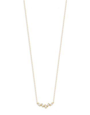 Lord & Taylor Scatter Crystal And Sterling Silver Pendant Necklace