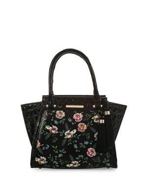Brahmin Priscilla Floral Satchel