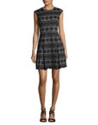 Vince Camuto Scalloped Fit-&-flare Dress