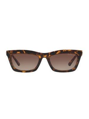 Michael Kors Stowe 54mm Rectangular Sunglasses