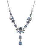Givenchy Hematite-plated And Crystal Y-necklace
