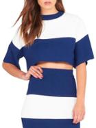 Kendall + Kylie Short-sleeve Cropped Top