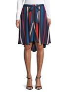 Vero Moda High-low Striped Skirt