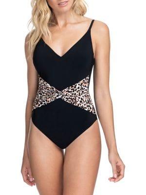 Profile By Gottex Wild Thing One-piece Twisted Swimsuit