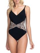 Profile By Gottex Wild Thing One-piece Twisted Swimsuit