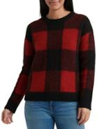 Lucky Brand Checkered Crewneck Sweater