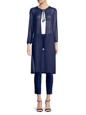 Anne Klein Classic Long-sleeve Cardigan