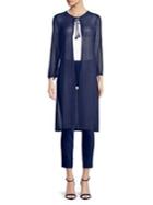 Anne Klein Classic Long-sleeve Cardigan