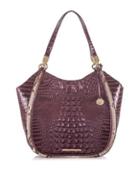 Brahmin Moliere Embossed Leather Tote
