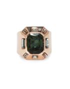 Vince Camuto Geometric Crystal Cocktail Ring