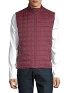 Black Brown Box Quilted Vest