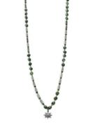 Design Lab Lord & Taylor Beaded Pendant Necklace