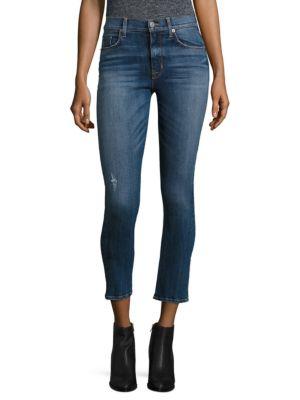 Hudson Jeans Ciara Distressed Super Skinny Jeans