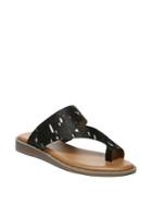 Franco Sarto Ginny Leather Flat Sandals