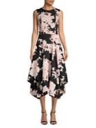 Calvin Klein Floral Fit-&-flare Midi Dress