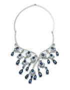 Carolee Imperial Sky Asymmetrical Statement Necklace