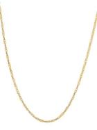 Lord & Taylor 14k Rose Gold And Rhodium Twist Curb Link Necklace