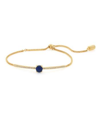 Botkier New York Lapis Lazuli, Crystal & 12k Gold-plated Bracelet
