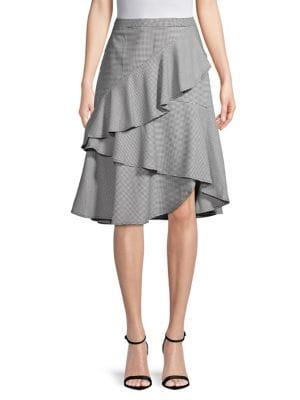 Vince Camuto Classic Ruffled Skirt