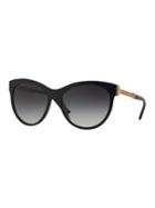 Versace 57mm Phantos Gradient Cat-eye Sunglasses