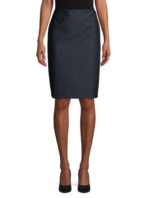 Anne Klein Textured Pencil Skirt
