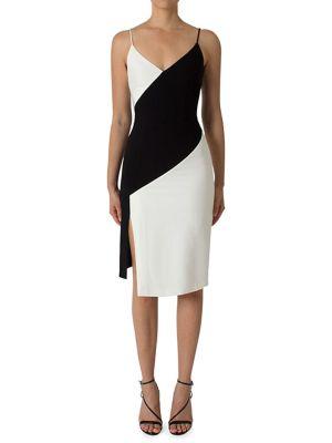 Black Halo Deetz Colorblock Sheath Dress