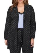 Addition Elle Michel Studio Plus Printed Notch Lapel Blazer