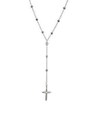 Dogeared Sterling Silver Rosary Necklace