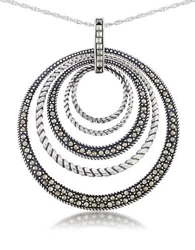 Lord & Taylor Multi Circle Pendant Necklace