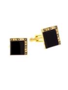 Lord Taylor Black Onyx Square Cufflinks